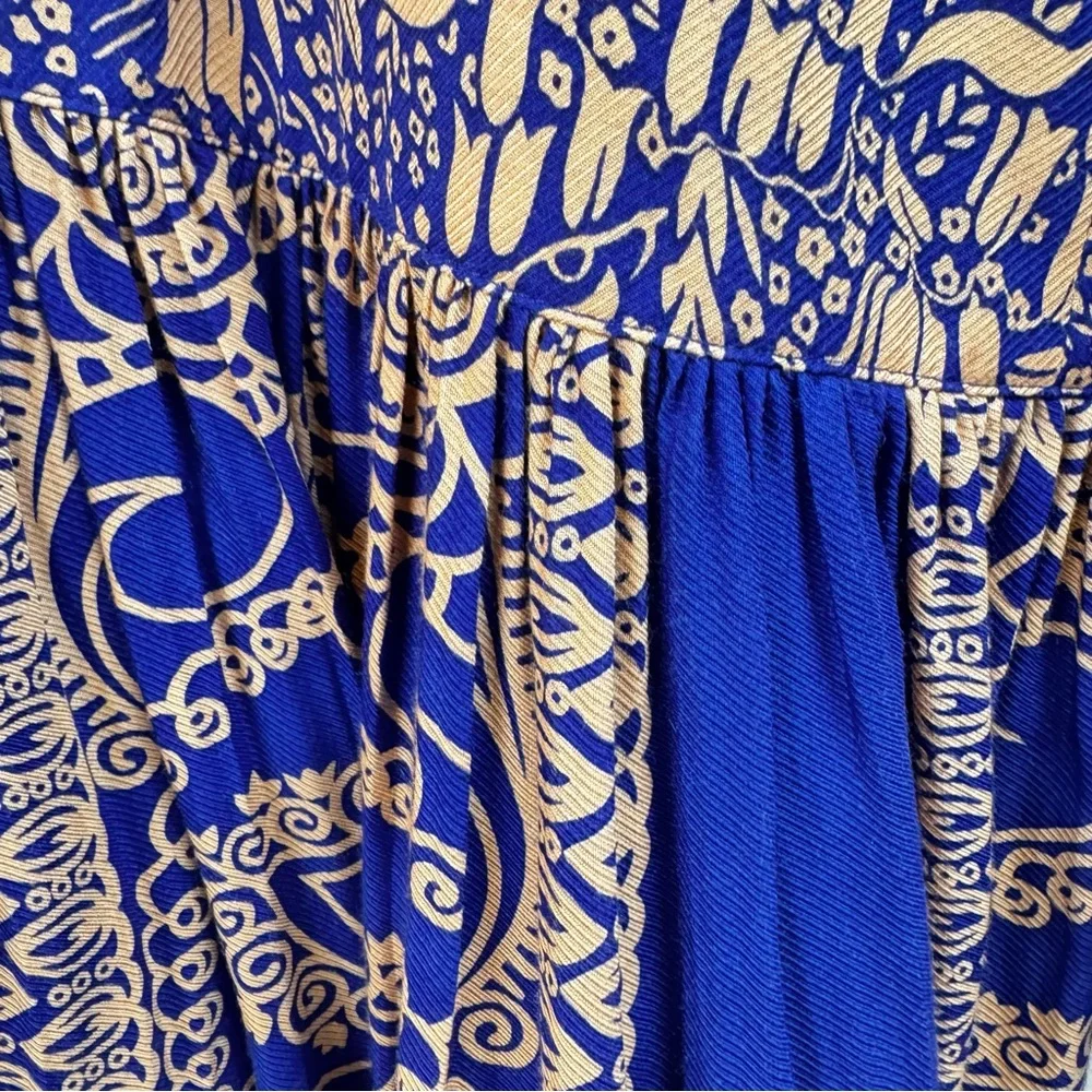 Anna Sui Bohemian Paisley Patterned Mini Dress Sz. 6 - Picture 6 of 10